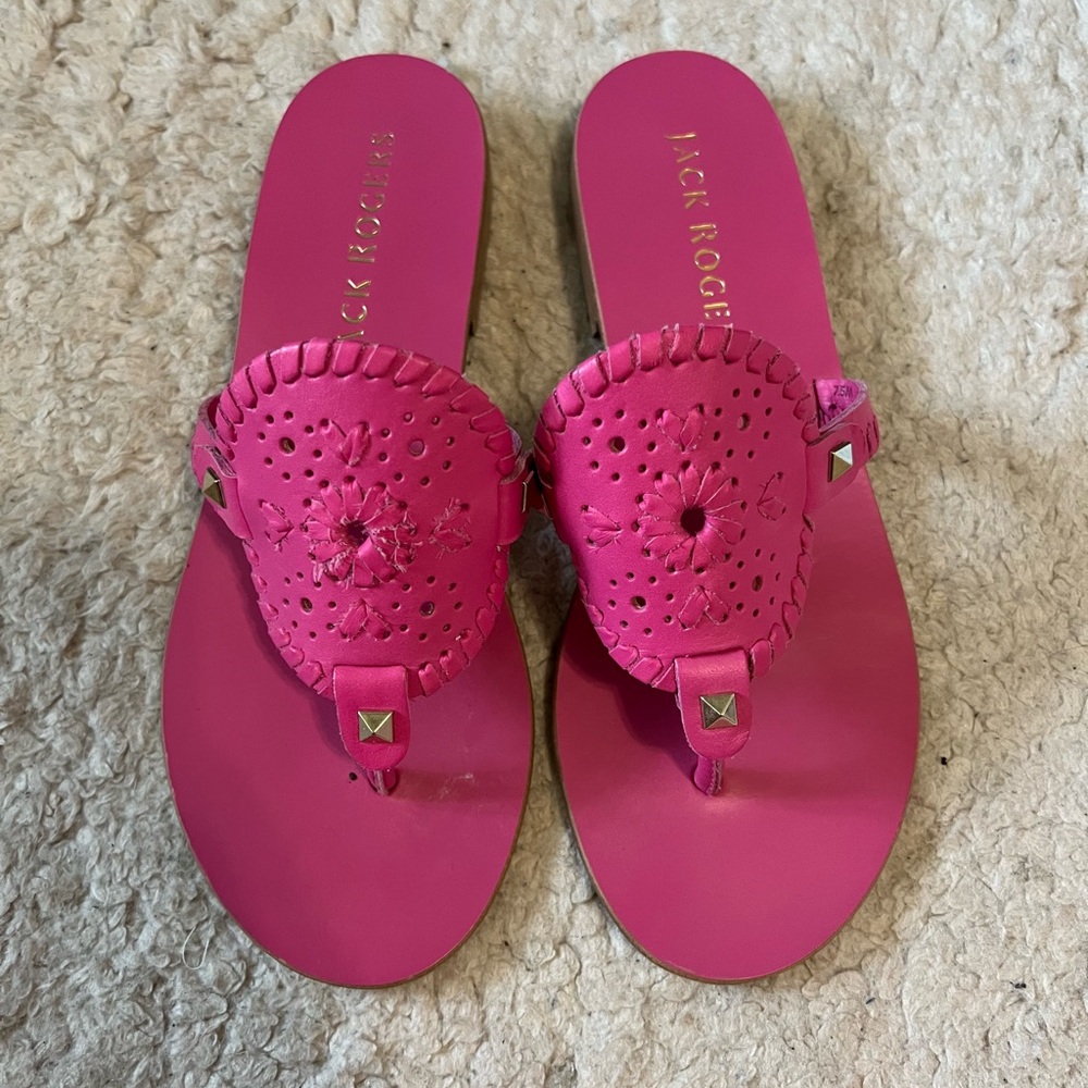 Jack Rogers pink sandals